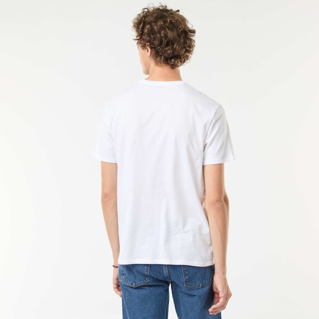 Short-sleeved printed T-shirt WHITE