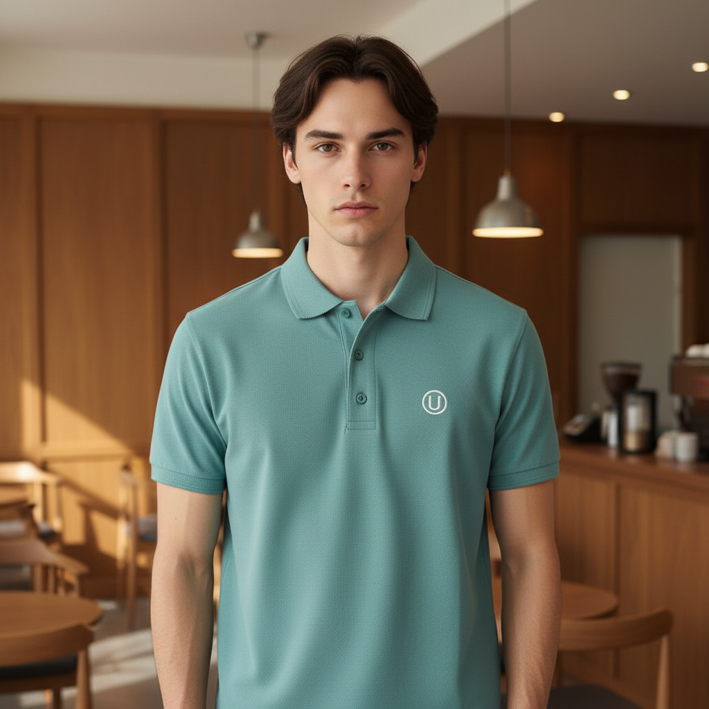 Signature Polo Embroidered U Emblem