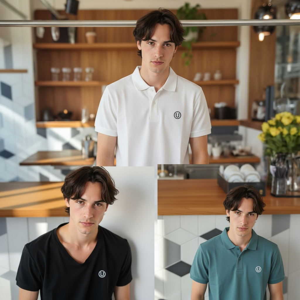 Signature Polo Embroidered U Emblem