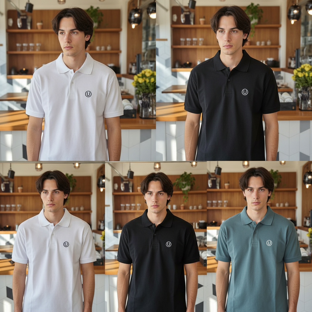 Signature Polo Embroidered U Emblem